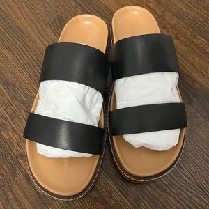 Madewell Charley Double Strap Sandal - Black